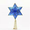 Kurt S. Adler 13'' Battery-Operated Hanukkah Treetop with 8 LED Lights US0134